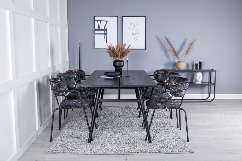 Rektangulär matgrupp Venture Home - Møbler - Borde - Spisebordssæt