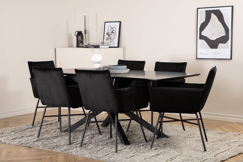 Rektangulär matgrupp Venture Home - Møbler - Borde - Spisebordssæt