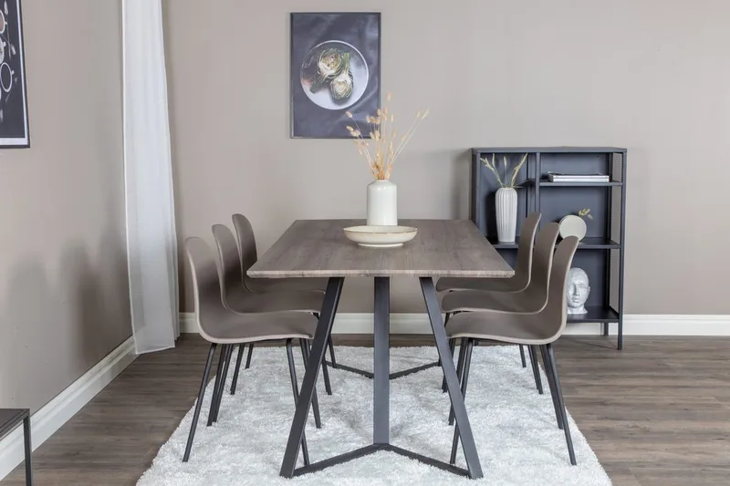 Rektangulär matgrupp Venture Home - Møbler - Borde - Spisebordssæt