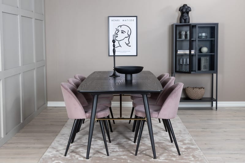 Rektangulär matgrupp Venture Home - Møbler - Borde - Spisebordssæt