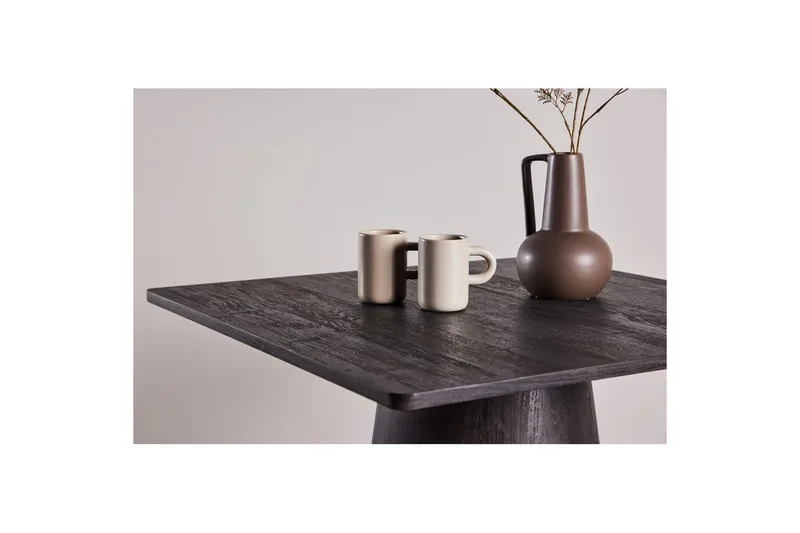 Rektangulært spisebord Lanzi - Sort - Møbler - Borde - Spisebord og køkkenbord