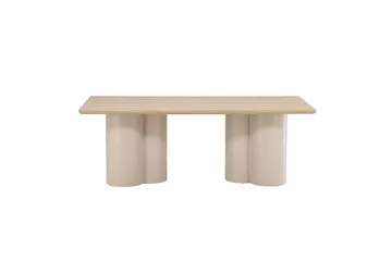 Rektangulært spisebord Olivia - Beige, 210x100x75 - Møbler - Borde - Spisebord og køkkenbord