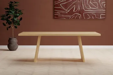 Rektangulært spisebord Venture Home Logga Natur - natur - Møbler - Borde - Spisebord og køkkenbord