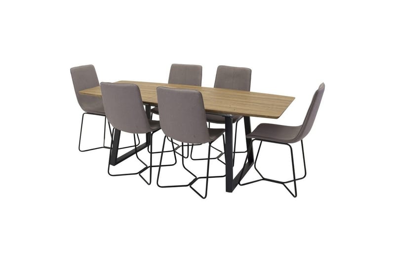 Rektangulært spisestuesæt Inca, X - Møbler - Borde - Spisebordssæt