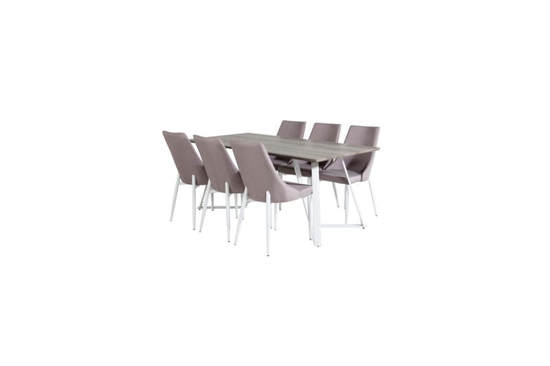 Rektangulært spisestuesæt Marina, Leone, undefined