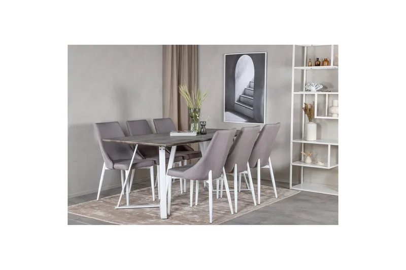 Rektangulært spisestuesæt Marina, Leone - Møbler - Borde - Spisebordssæt