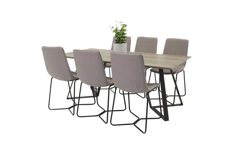 Rektangulært spisestuesæt Marina, X, undefined