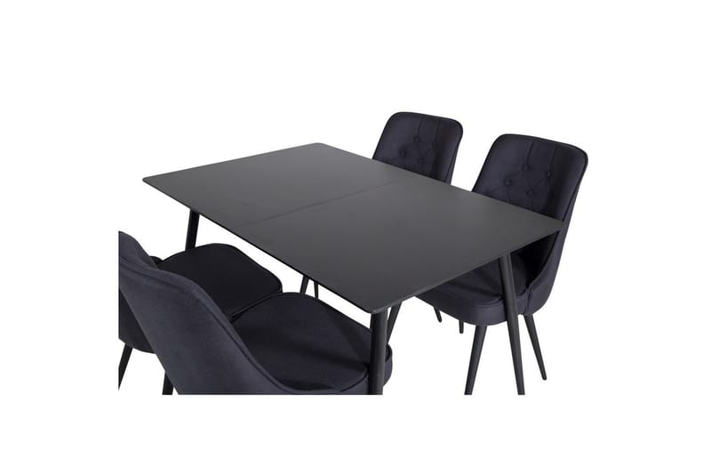 Rektangulært spisestuesæt Silar, Velvet Deluxe - Møbler - Borde - Spisebordssæt