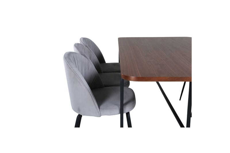 Rektangulært spisestuesæt Uno, Wrinkles - Møbler - Borde - Spisebordssæt