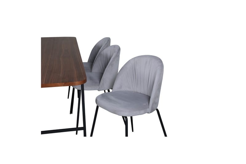 Rektangulært spisestuesæt Uno, Wrinkles - Møbler - Borde - Spisebordssæt