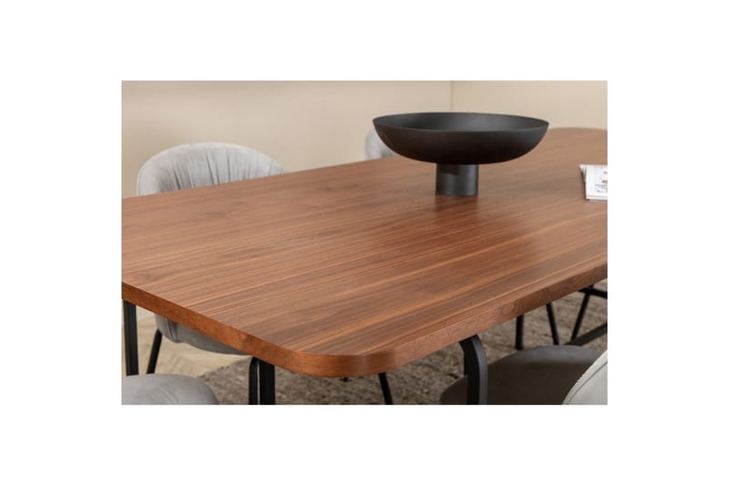 Rektangulært spisestuesæt Uno, Wrinkles - Møbler - Borde - Spisebordssæt