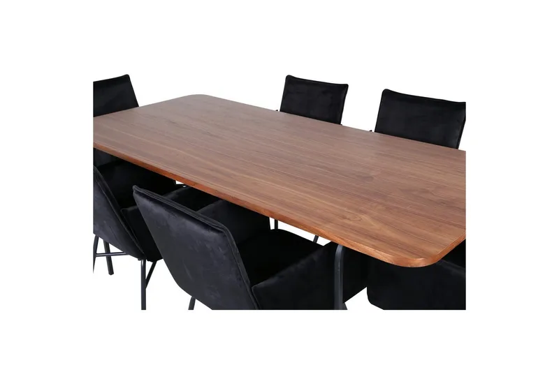 Rektangulært spisestuesæt Uno, Petra - Møbler - Borde - Spisebordssæt