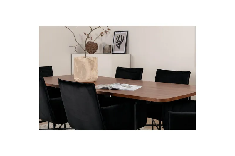 Rektangulært spisestuesæt Uno, Petra - Møbler - Borde - Spisebordssæt