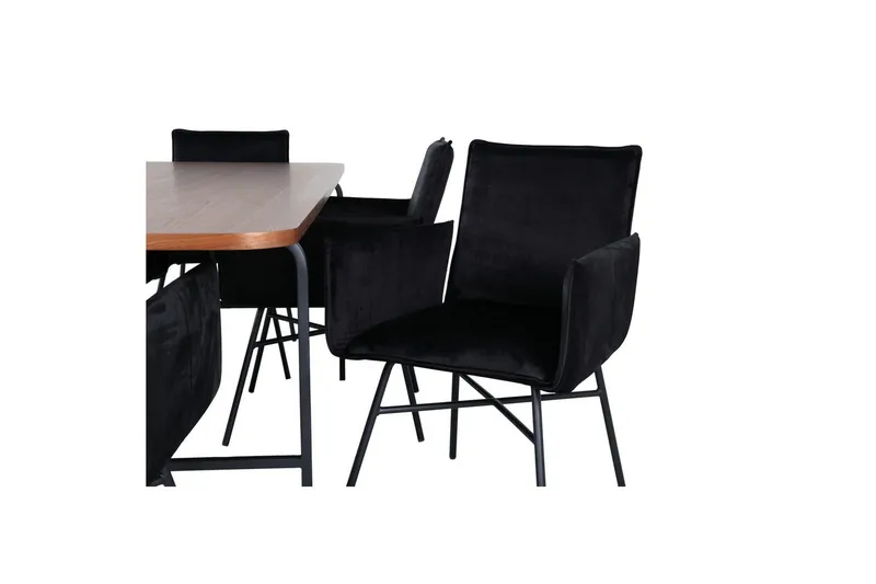 Rektangulært spisestuesæt Uno, Petra - Møbler - Borde - Spisebordssæt