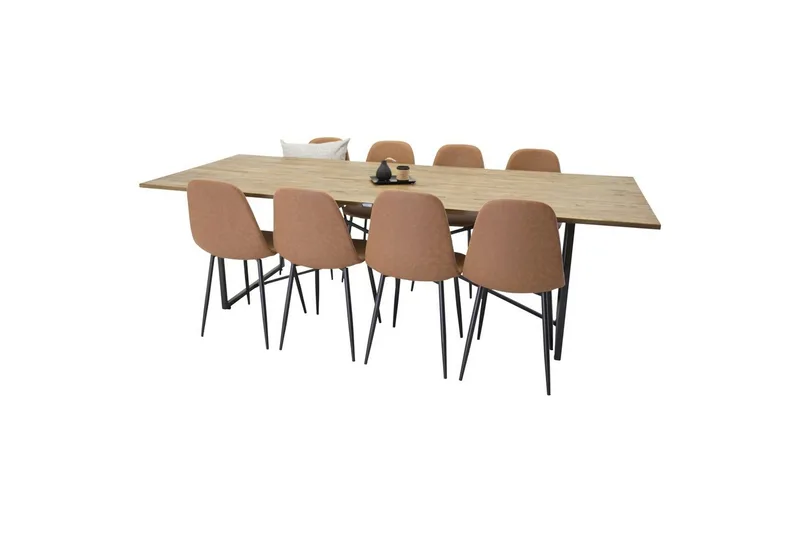 Rektangulært spisestuesæt Padang, Polar, 8