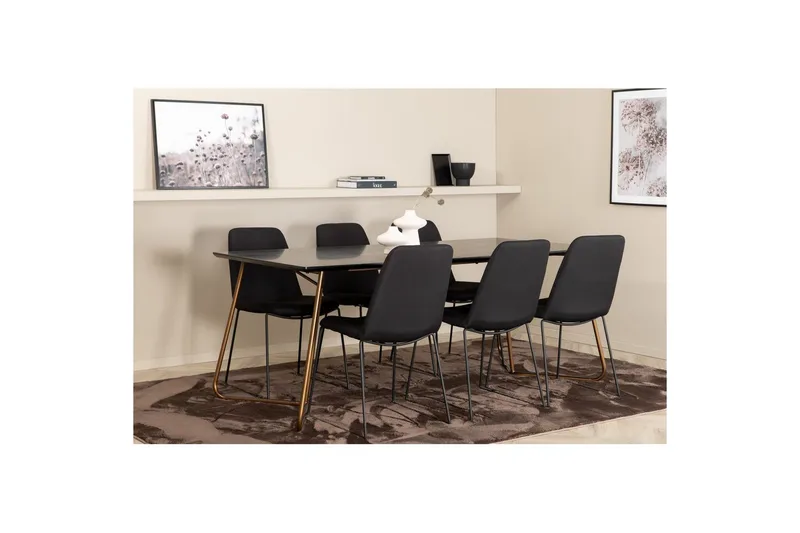 Rektangulært spisestuesæt Petra, Muce - Møbler - Borde - Spisebordssæt