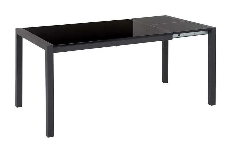Renton Spisebord Udvidelsesbart 120-160x80 cm, Sort