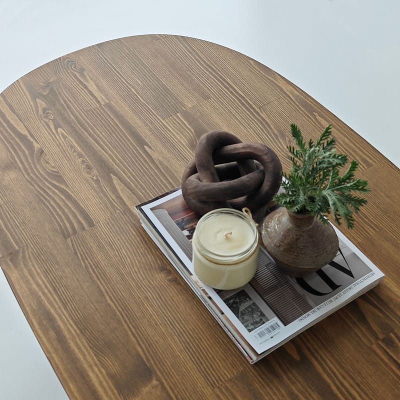 Renvik Sofabord 120x40x60 cm - Valnød - Møbler - Borde - Sofabord