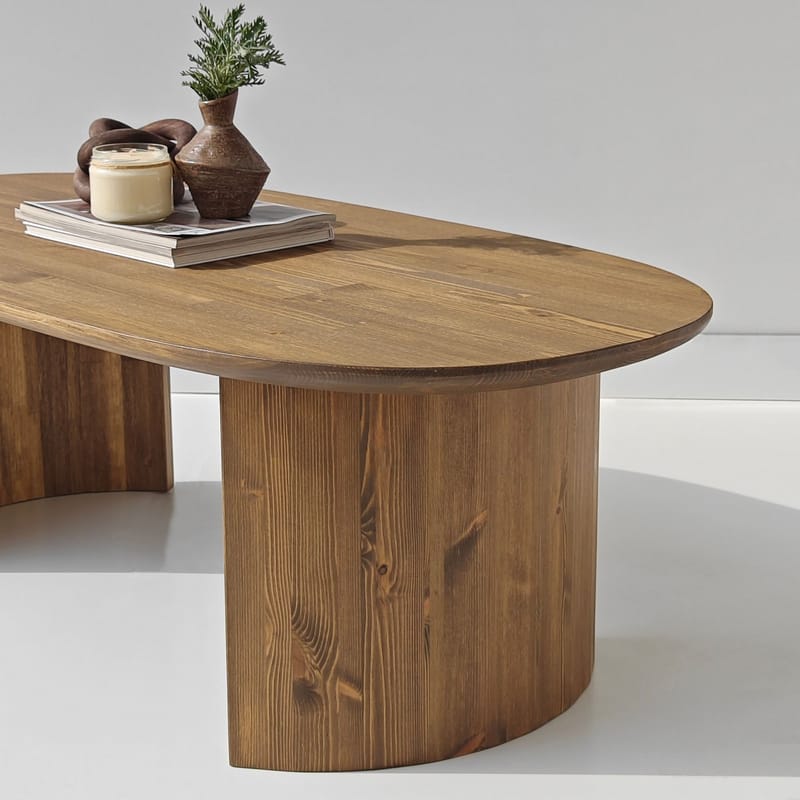 Renvik Sofabord 120x40x60 cm - Valnød - Møbler - Borde - Sofabord