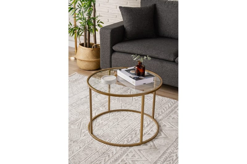 Retzow Sofabord 60 cm - Guld - Møbler - Borde - Sofabord