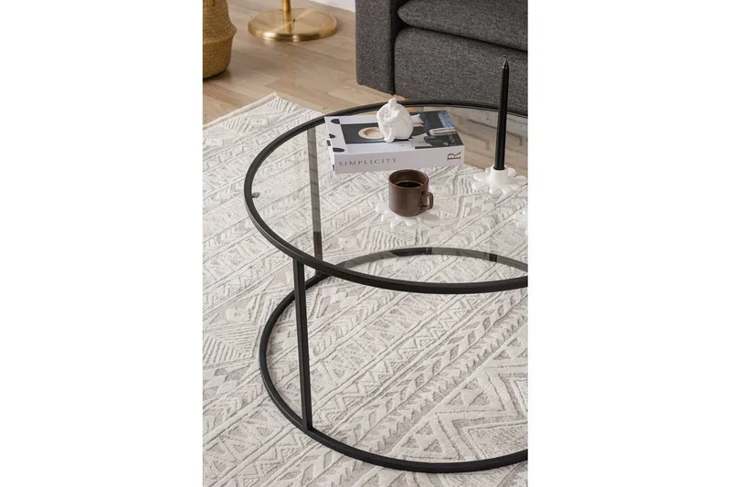 Retzow Sofabord 80 cm - Sort - Møbler - Borde - Sofabord