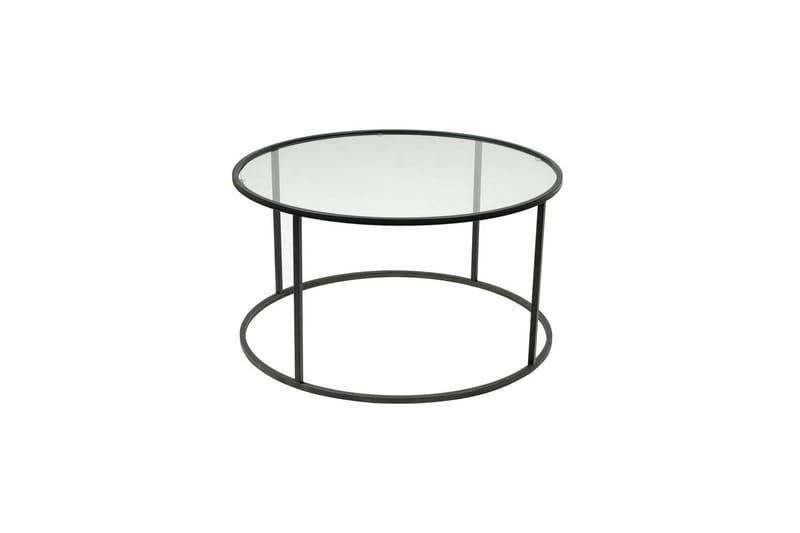 Retzow Sofabord 80 cm, Sort