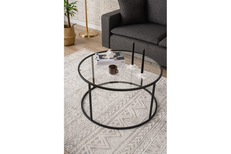 Retzow Sofabord 80 cm - Sort - Møbler - Borde - Sofabord