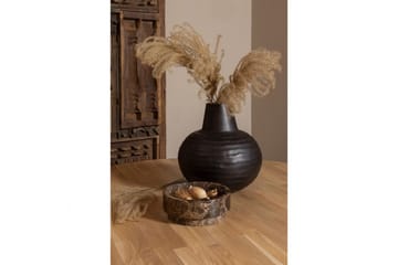 Rhonda Rundt Spisebord 129 cm med Egetræsplade - Beige - Møbler - Borde - Spisebord og køkkenbord