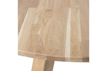 Rhonda Rundt Spisebord 150 cm med Egetræsplade - Beige - Møbler - Borde - Spisebord og køkkenbord
