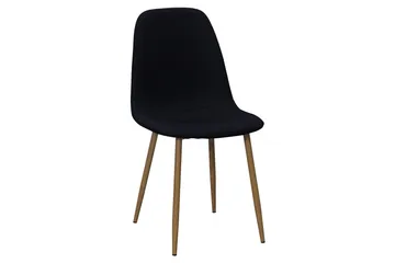Richeto spisebord 180 cm eg + 6 stk. Nibe stol sort med egeben - Eg - Møbler - Borde - Spisebordssæt