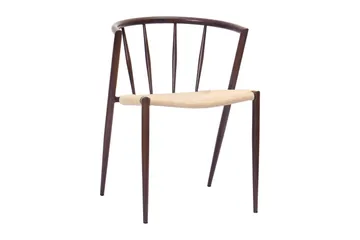 Richeto spisebord 210 cm med 6 Winston spisestole - Røget eg - Møbler - Borde - Spisebordssæt