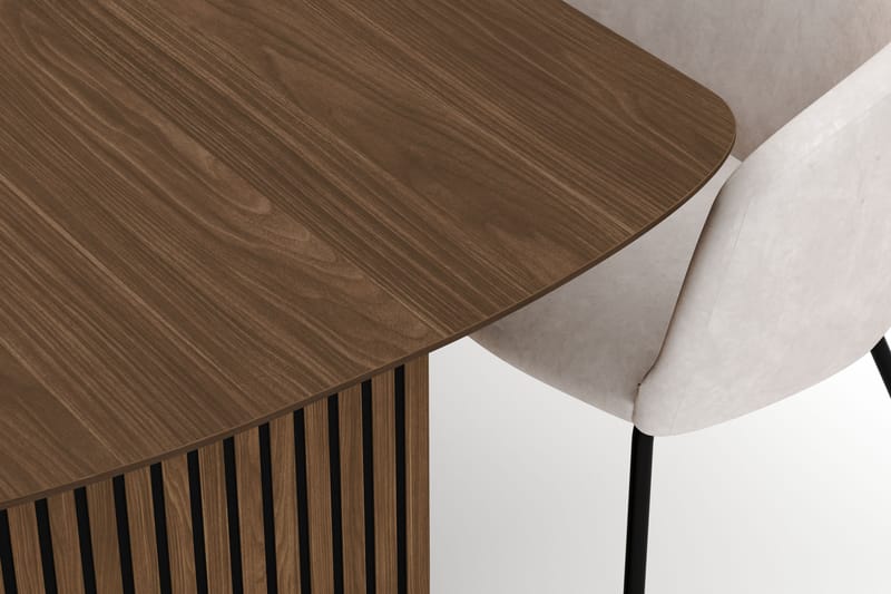 Richeto Spisebord 240 cm med 6 Berit Stole - Eg - Møbler - Borde - Spisebordssæt