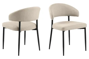 Richeto spisebord 240 cm med 6 Sawako stole - Røget eg - Møbler - Borde - Spisebordssæt
