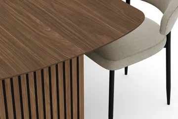 Richeto spisebord 240 cm med 6 Sawako stole - Røget eg - Møbler - Borde - Spisebordssæt
