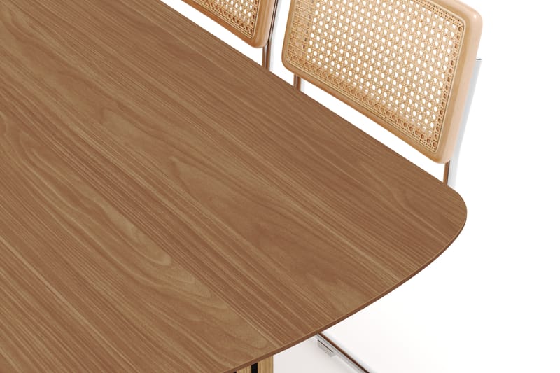 Richeto Spisebord 240 cm med 6 stk Build Matstkolar - Naturlig finish - Møbler - Borde - Spisebordssæt