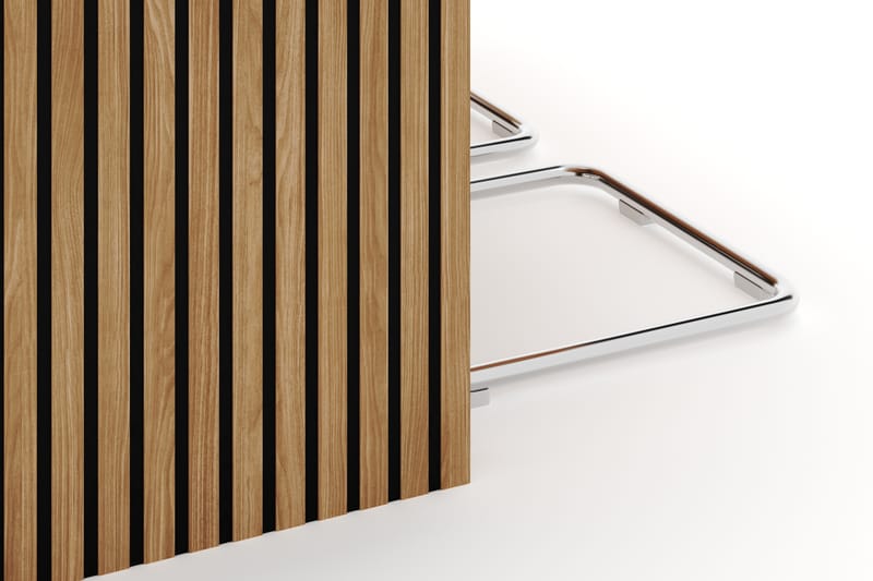 Richeto Spisebord 240 cm med 6 stk Build Matstkolar - Naturlig finish - Møbler - Borde - Spisebordssæt