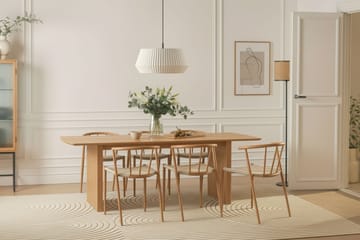 Richeto spisebord 240 cm med 6 Winston spisestole - Eg - Møbler - Borde - Spisebordssæt