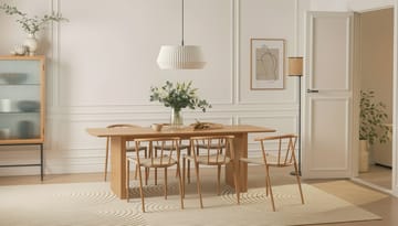 Richeto spisebord 240 cm med 6 Winston spisestole - Eg - Møbler - Borde - Spisebordssæt