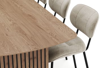 Richeto Spisegruppe 240 cm med 6 Cyana Spisestole - Eiq - Møbler - Borde - Spisebordssæt