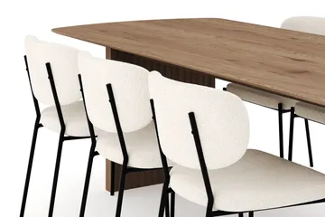 Richeto Spisegruppe 240 cm med 6 Gemmiano Spisestole - Eiq - Møbler - Borde - Spisebordssæt