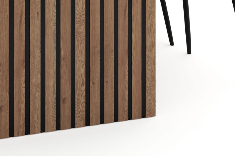 Richeto Spisegruppe 240 cm med 6 Polar Spisestole - Naturlig finish - Møbler - Borde - Spisebordssæt
