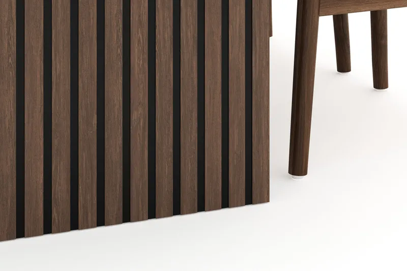 Richeto Spisegruppe Røget Eg 240 cm med 6 Dastoori Spisestole - Røget eg - Møbler - Borde - Spisebordssæt