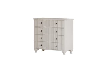 Rihana Toiletbord 90 cm - Mat Hvid - Opbevaring - Opbevaringsmøbler - Kommode - Entrékommode