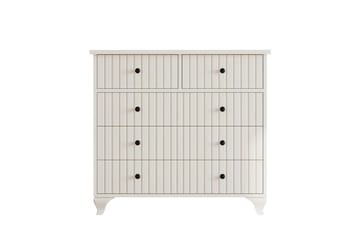Rihana Toiletbord 90 cm - Mat Hvid - Opbevaring - Opbevaringsmøbler - Kommode - Entrékommode