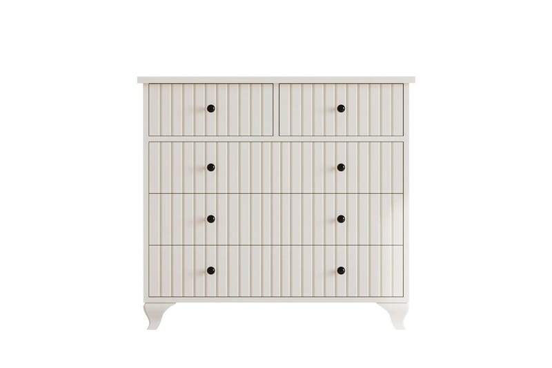 Rihana Toiletbord 90 cm, Mat Hvid