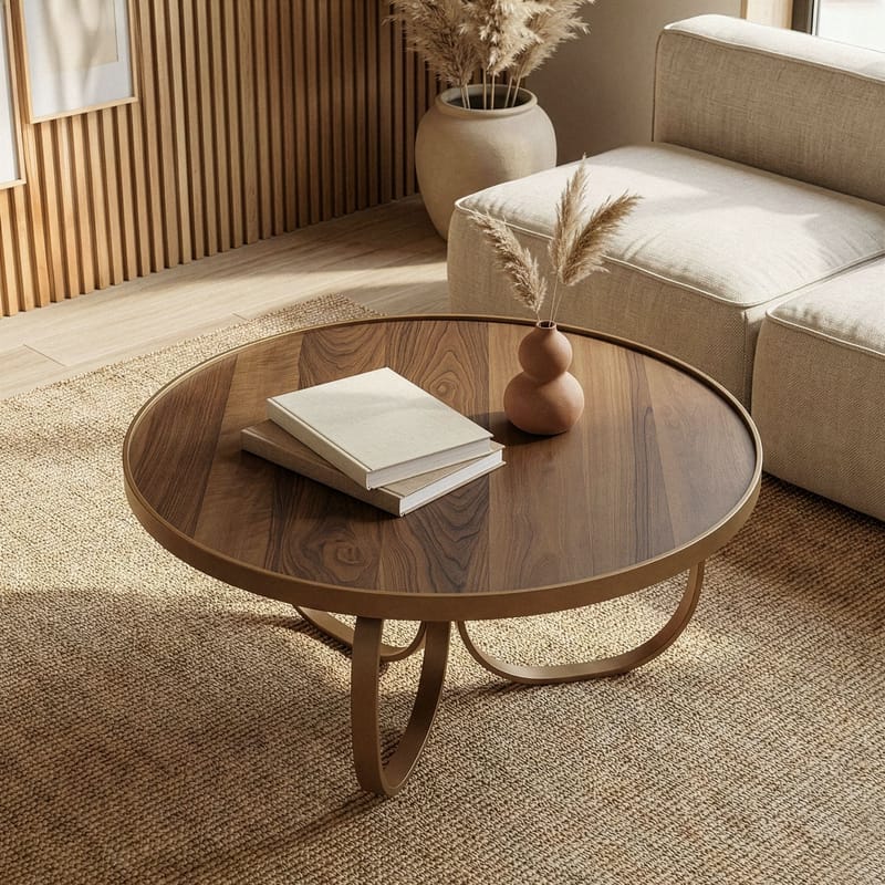 Rirena Sofabord 110 cm - Valnød - Møbler - Borde - Sofabord