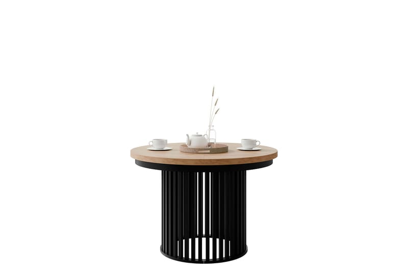 Rivale Matbord 100 cm Rund - Brun/Sort - Møbler - Borde - Spisebord og køkkenbord