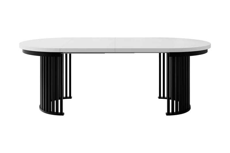 Rivale Matbord 100 cm Rund - Hvid/Beige - Møbler - Borde - Spisebord og køkkenbord