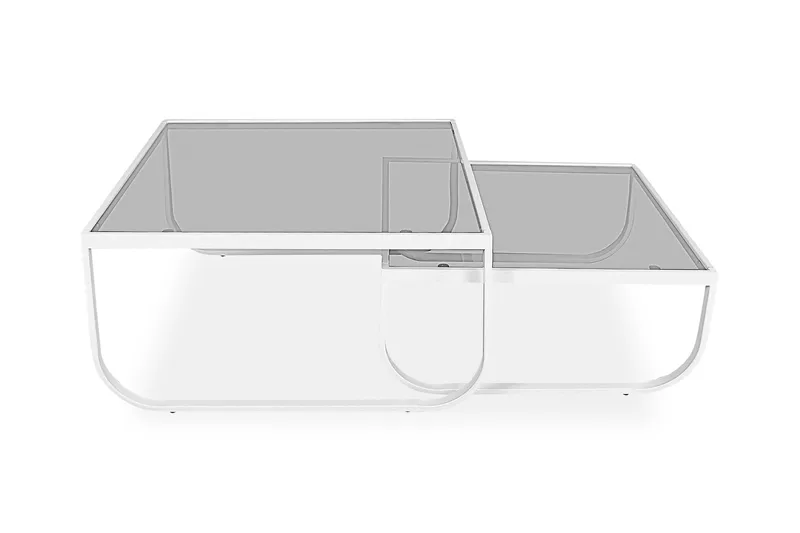 Rocker Indskudsborde, Hvit/Grå