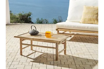Rosthern Sofabord 80x45 cm - Lysebrun - Havemøbler - Balkon - Balkonmøbler - Altanborde